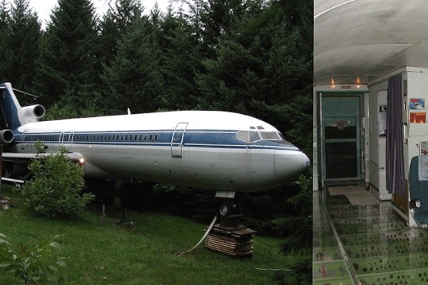 Boeing 727-200 house in Hillsboro, Oregon