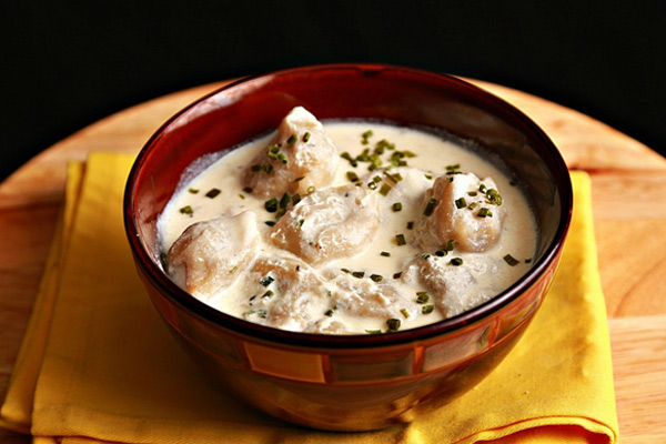 6.	Shish Barak With Yoghurt: