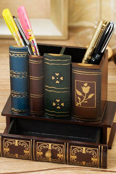 Pen case to keep all your pens in one place instead of just keeping them scattered all over your desk.