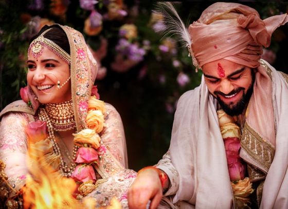 Sabyasachi Heightens the Tuscan Wedding of Virat Anushka