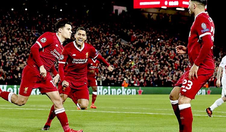 The Reds of Liverpool run riot with Seven goal win over Spartak Moscow to finish top of Group E in Champions League