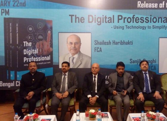 Mr. Sailesh Haribhakti and Sanjib Sanghi welcome Digital Revolution through launch of new book ‘The Digital Professional’