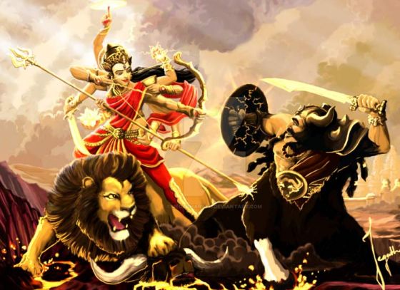 Vijayadashami symbolizes the victory of good over evil