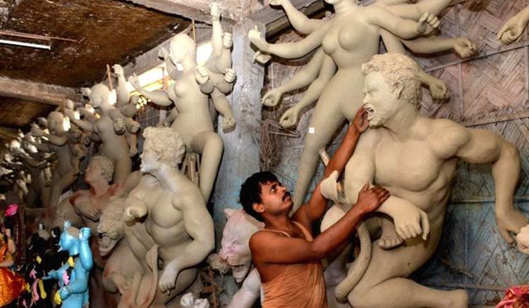 Kolkata is buzzing with the preparation to welcome Goddess Durga