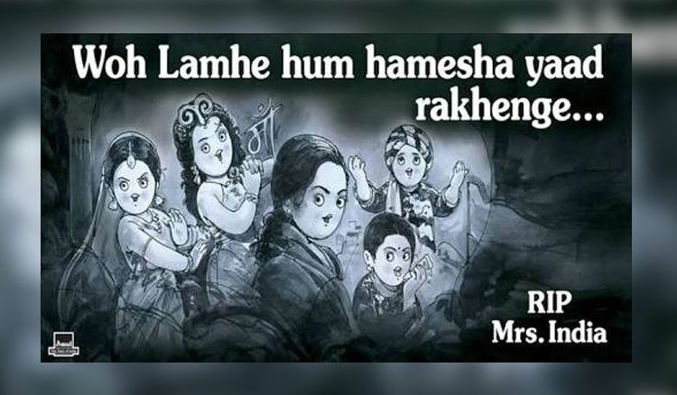 How did Amul pay a fitting tribute to Sridevi?