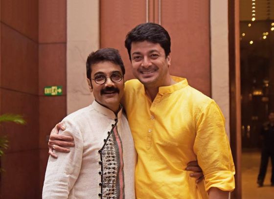 Jisshu Sengupta and Prosenjit Chatterjee in “Mahalaya”