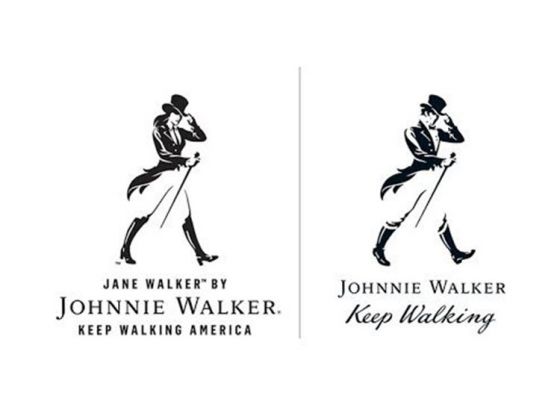 Move over Johnnie Walker! Walking woman Jane is the new Black Label