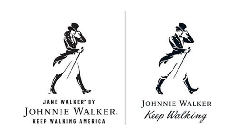 Move over Johnnie Walker! Walking woman Jane is the new Black Label