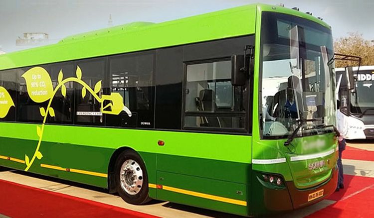 Eco-friendly buses in Kolkata