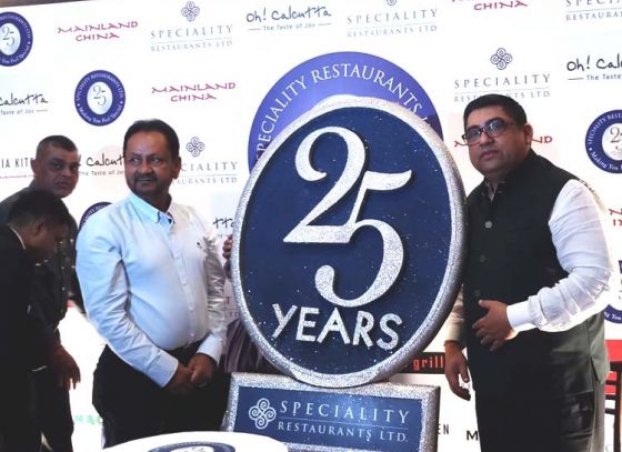 Glorious silver jubilee celebration of Speciality Restaurants Ltd