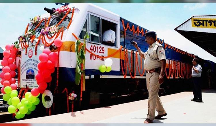 Kolkata Bangladesh First Container Train Flagged off