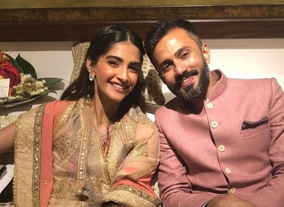 Sonam and Ahuja finally revealed their wedding card.