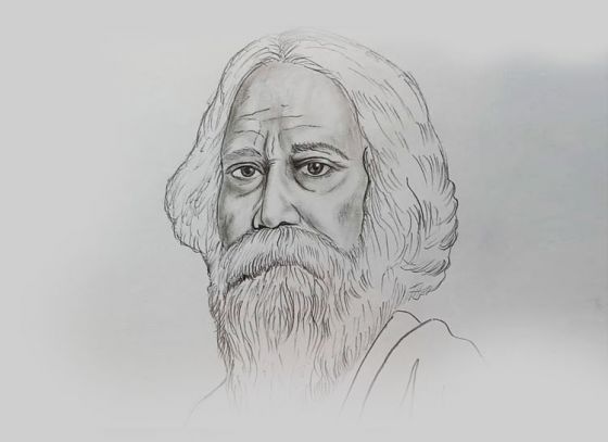 Celebrating Gurudev Rabindranath Tagore's 157th birth anniversary with his beautiful artworks