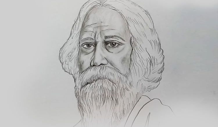 Rabindranath Tagore Wall Hanging  escapeauthoritycom