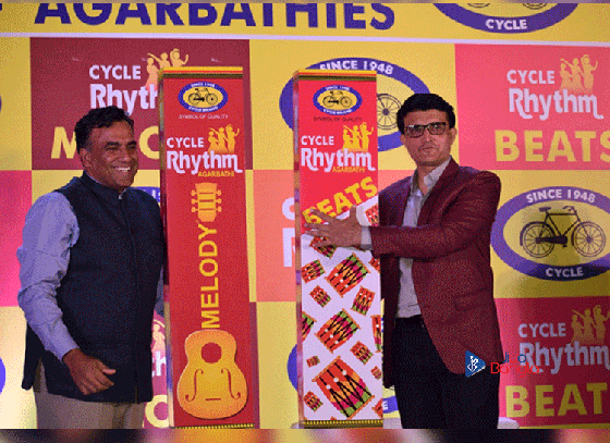 Rhythm Melody and Rhythm Beats by Cycle Pure Agarbathies launched with Sourav Ganguly