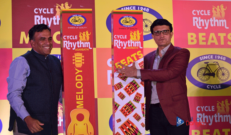 Rhythm Melody and Rhythm Beats by Cycle Pure Agarbathies launched with Sourav Ganguly