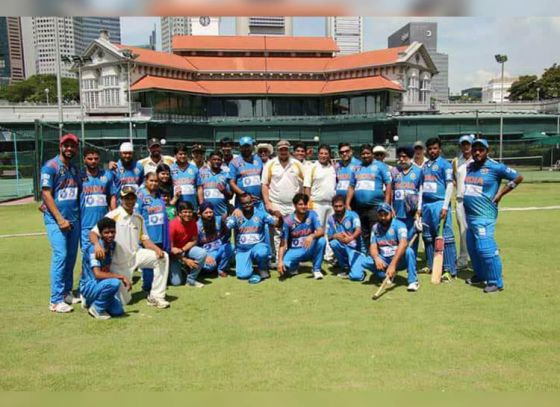 Indian Physically Challenged Cricket Team Beats Singapore Cricket Club by 2-1