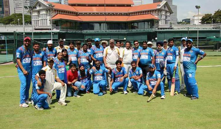 Indian Physically Challenged Cricket Team Beats Singapore Cricket Club by 2-1