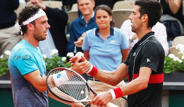 Djokovich out