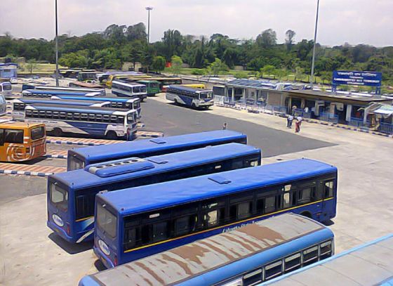 Extra buses in the city due to Majerhat incident