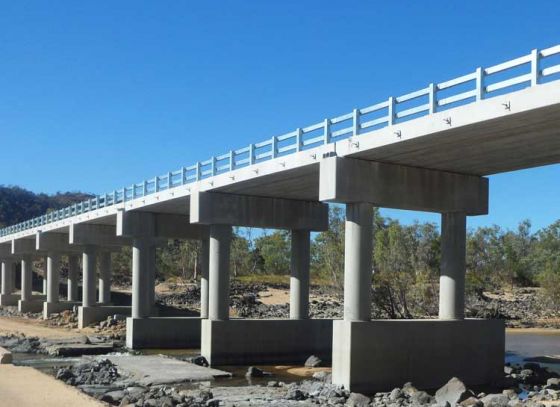 Concrete bridges to replace wooden bridges