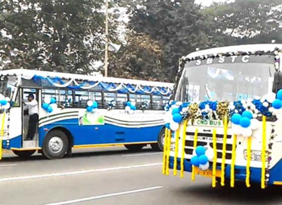 CNG Busses introduced in WB