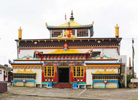 ‘The Buddha Of Future’ Inside Yiga Choeling Monastery