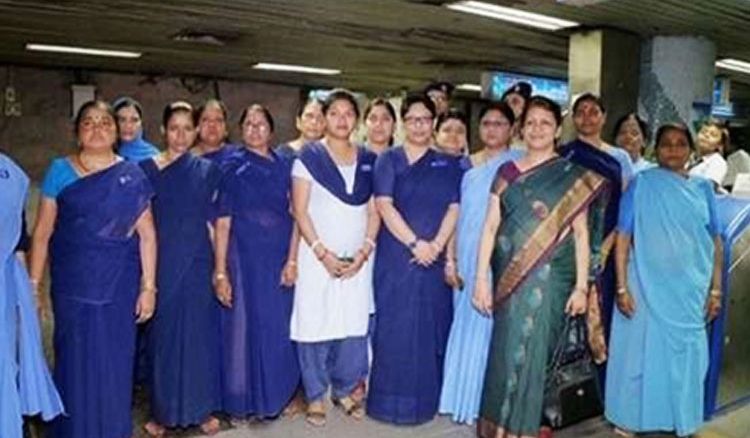 Restroom for female staff of Metro
