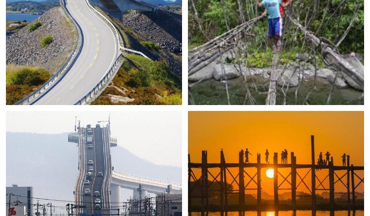 The 20 scariest bridges of the world
