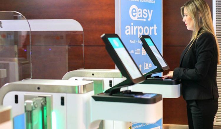 Automated entry point at Kolkata Airport