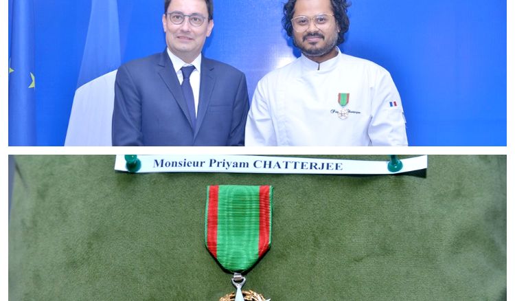 প্রথম ভারতীয় শেফ হিসেবে ফ্রান্সের সন্মানে ভূষিত হলেন বাংলার প্রিয়ম