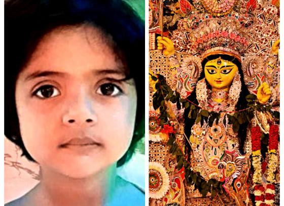 স্বামীজির আদর্শে বাগুইআটির দত্তবাড়িতে কুমারী পুজো হবে ছোট্ট ফতেমার