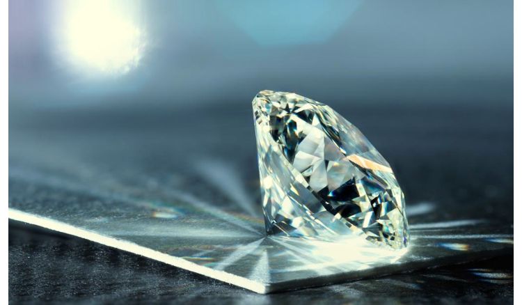 Rare diamond that is made up of cremated ashes of loved ones
