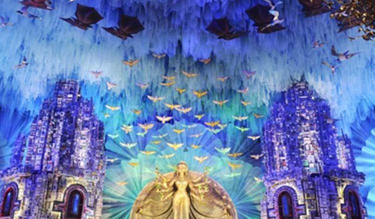 Theme pandals to be used in Jagaddhatri, Kali Puja