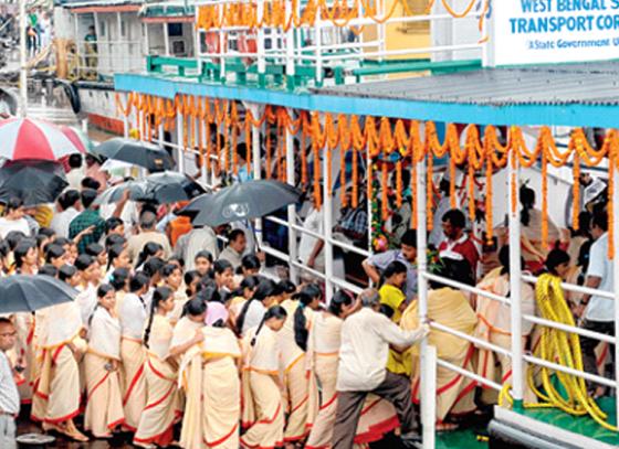 Kuthighat ferry service flagged off