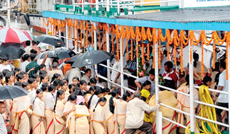 Kuthighat ferry service flagged off