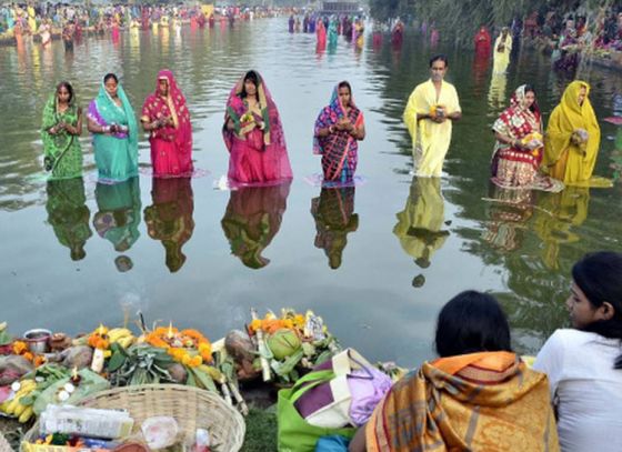 Water reservoir developed for eco-friendly Chhath Puja