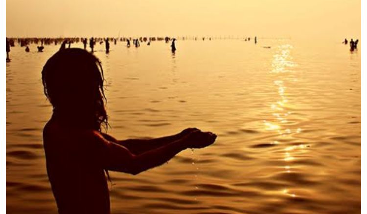 Now  Ganga Sagar  bath  from  home