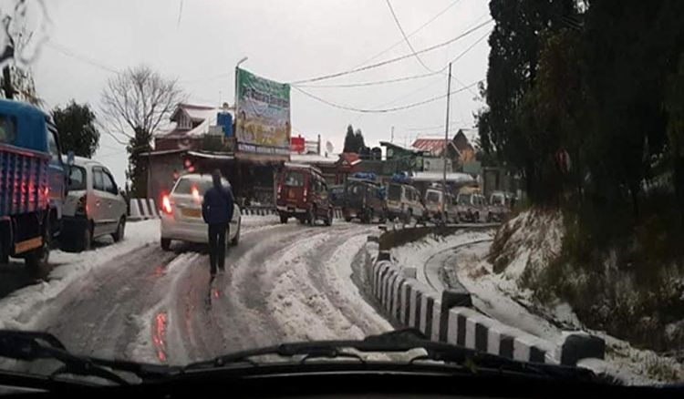 Heavy hailstorm in Siliguri & Tindharia