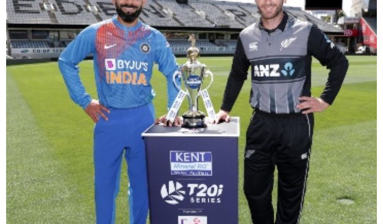 India vs New Zealand first T20 result