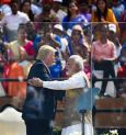 Modi welcomes Trump at Motera Stadium