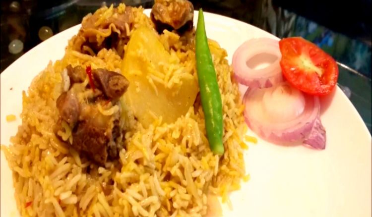 The Biriyani with potato