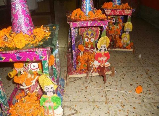 The nostalgic monsoon chariot festival of kolkata