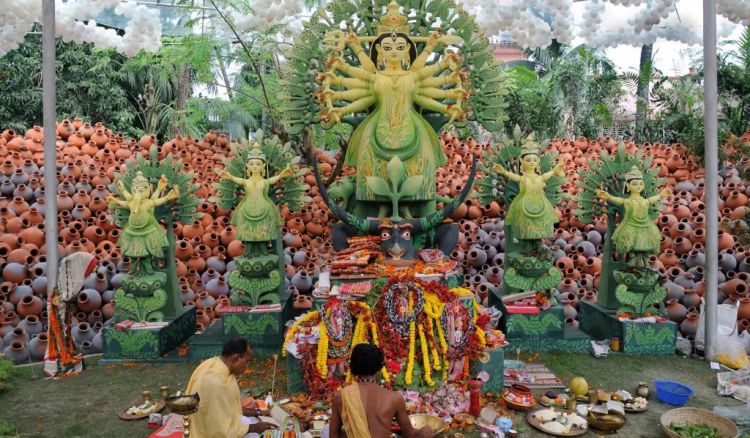বাংলাদেশের প্রথম দুর্গা পুজো হয়েছিল রাজশাহীতে