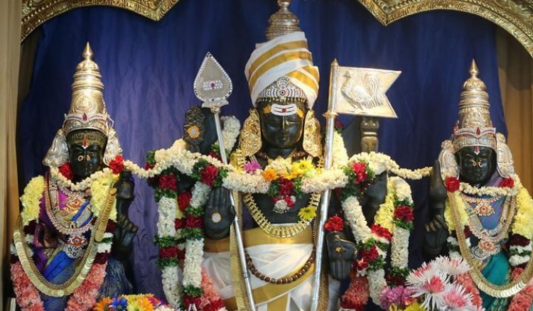 What are the 6 temples of Lord Murugan?