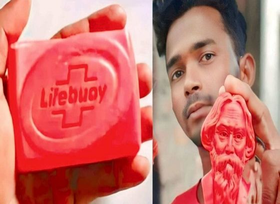 সাবান দিয়ে রবীন্দ্রনাথ গড়ে নেটপাড়ায় সাড়া ফেললেন শিল্পী চিরঞ্জিত