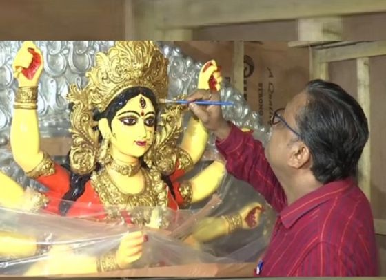 Resurgence of Overseas Demand: Kumortuli's Durga Idol Rush Post-COVID