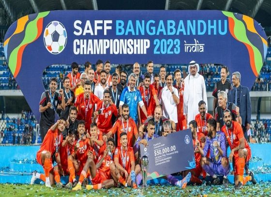 India Beats Kuwait And Wins the 9th Title In The SAFF Cup 2023