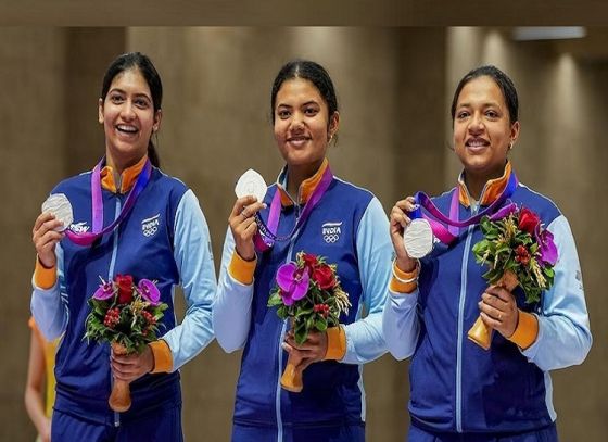 Historic Victory For Indian Women in Asian Games Shooting Events
