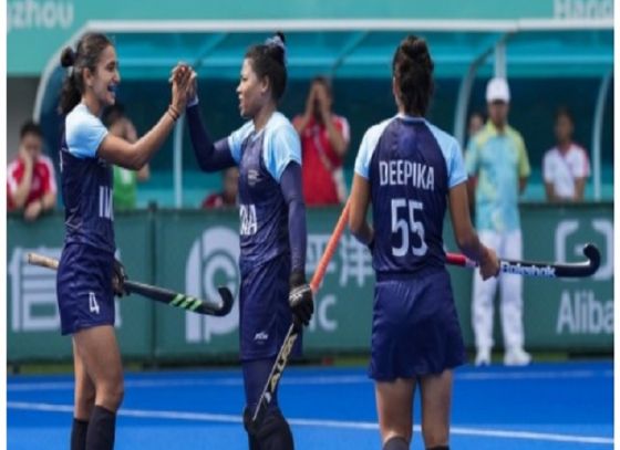 India's Women's Hockey Team Advances to Asian Games Semifinals with a Dominating Win